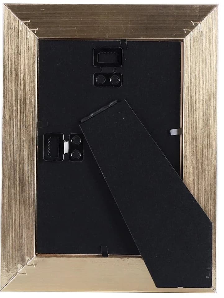 ecosa Bilderrahmen EO-8102 Gold MDF Echtglas Aufsteller Wandhalterung - Bild 4