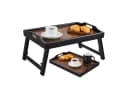 ecosa Tabletttisch Höhenverstellbar Bambus Braun Bild 2