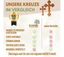 Kassis Geschenkartikel Wandkreuz Olivenholz Handgefertigt Bethlehem Bild 4