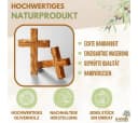 Kassis Wandkreuz Olivenholz Handgefertigt Bethlehem Bild 1