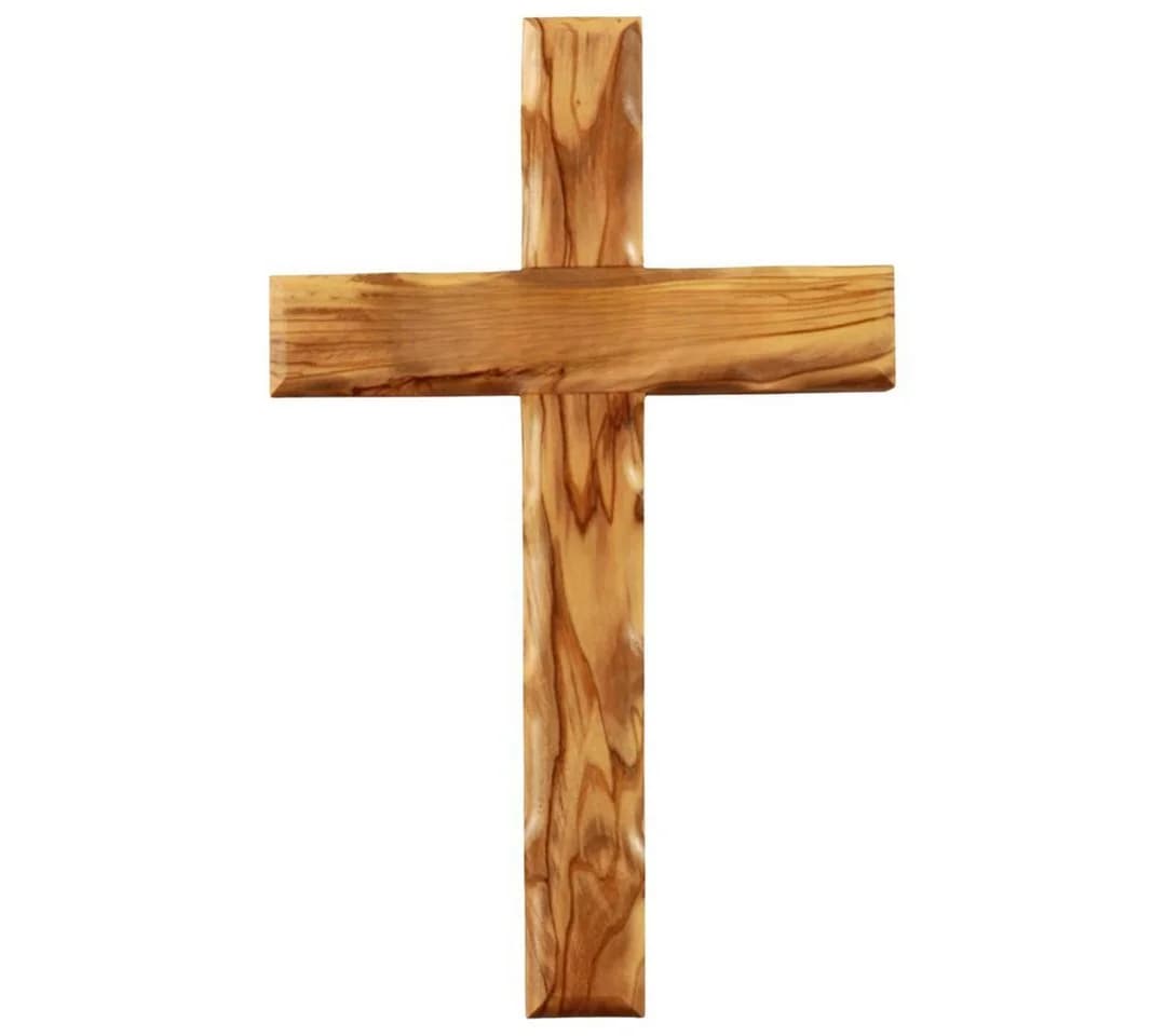 Kassis Wandkreuz Olivenholz Handgefertigt Bethlehem - Bild 2