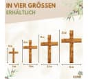 Kassis Wandkreuz Olivenholz Handgefertigt Bethlehem Bild 3