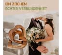 Kassis Geschenkartikel Verbundene Herzen Olivenholz Deko Bethlehem Bild 5