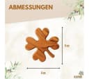 Kassis Geschenkartikel Olivenholz Kleeblatt Handschmeichler Glücksbringer Bild 3