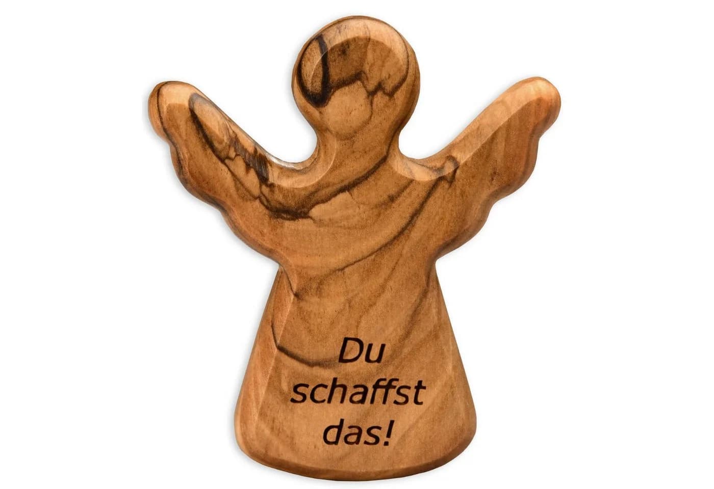 Kassis Geschenkartikel Schutzengel aus Olivenholz mit Spruch - Bild 2