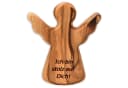 Kassis Geschenkartikel Schutzengel aus Olivenholz mit Spruch Bild 2