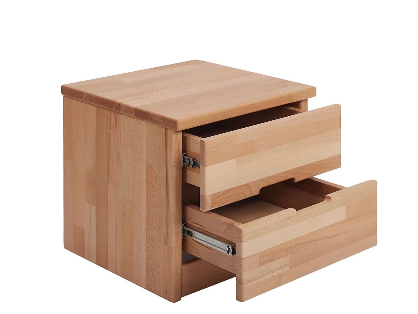 Krok Wood Nachttisch Elsa Massivholz 40x40x40 cm
