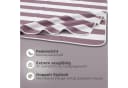 NirvanaShape Strandtuch XXL Mikrofaser 200x90 cm Violett/Weiß Bild 3