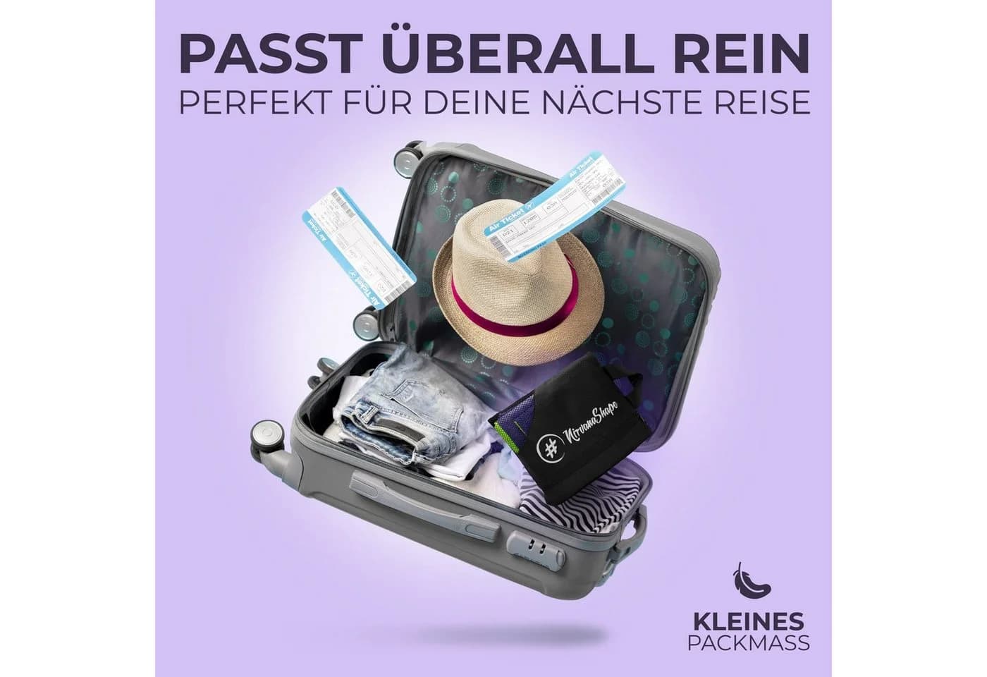 NirvanaShape Reisehandtuch Mikrofaser Handtücher Set - Bild 3
