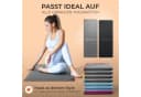 NirvanaShape Yogatuch Grau/Orange Microfaser mit Antirutsch-Noppen Bild 4