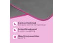 NirvanaShape Handtuch-Poncho Grau/Rosa Rand Quick-dry Mikrofaser Unisex Bild 5