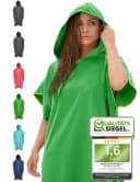 NirvanaShape Handtuch-Poncho Grün Mikrofaser Quick-dry Unisex Bild 2