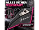 NirvanaShape Mikrofaser Fitnesshandtuch Grau mit Ecktasche Bild 3