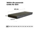 Massivholz Wandregal mit Naturkante Eiche - Schweberegal Set Bild 1
