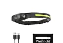 Olotos LED Stirnlampe mit Sensor 1000 Lumen Wiederaufladbar Schwarz Bild 1