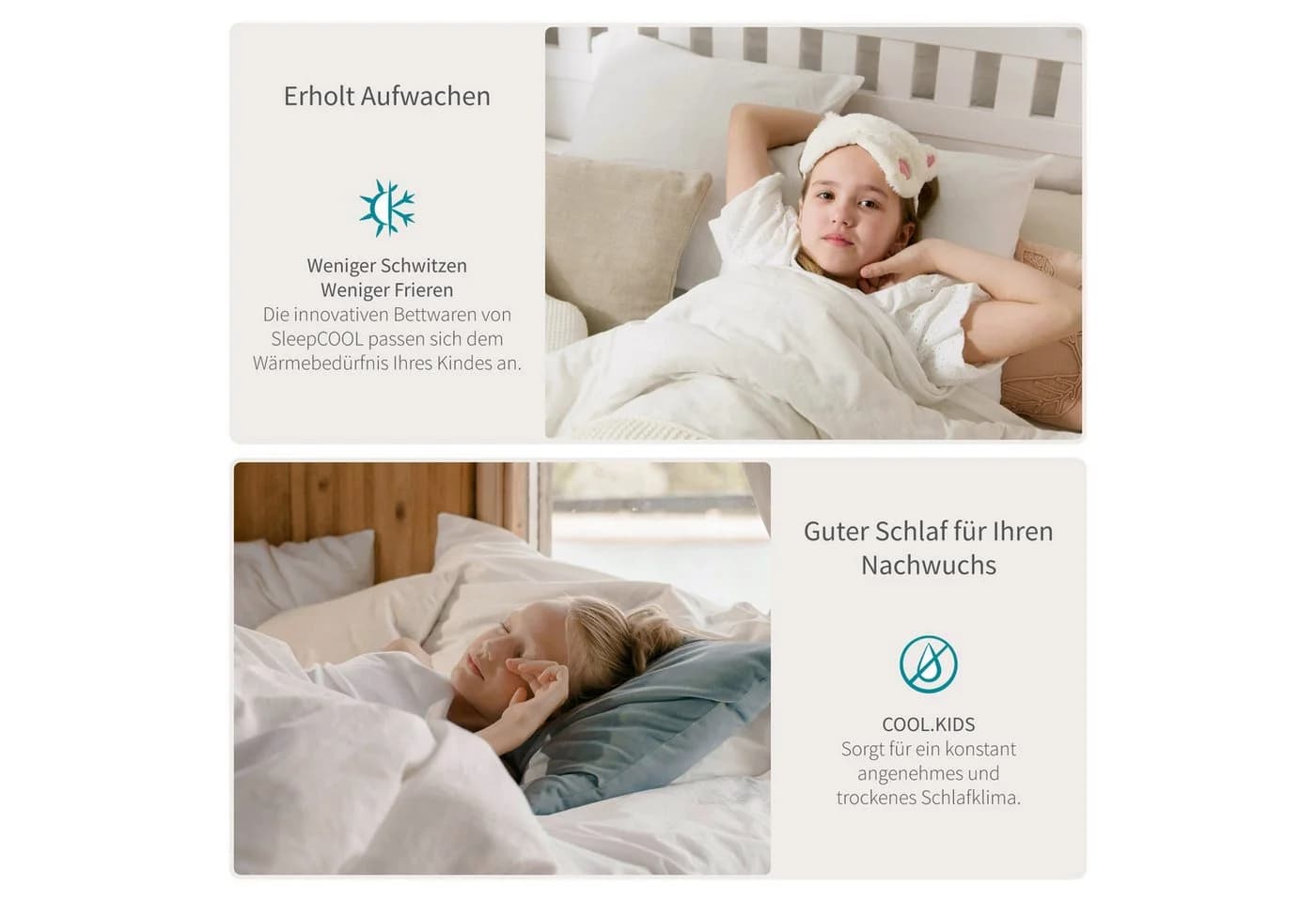 SleepCOOL Schlafkissen Cool.KIDS Kissen 40x60cm Temperaturregulierend - Bild 4