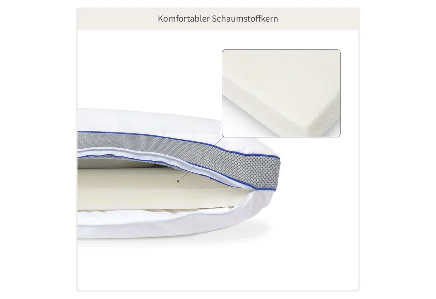 SleepCOOL Cool.FUSION Kopfkissen Memory-Foam & Temperaturregulierung