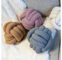 Modernes Dekokissen aus Teddy-Bouclé-Stoff Bild 5