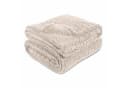 REALLaxx Wohndecke Meran Beige Strickoptik Kuscheldecke Bild 2