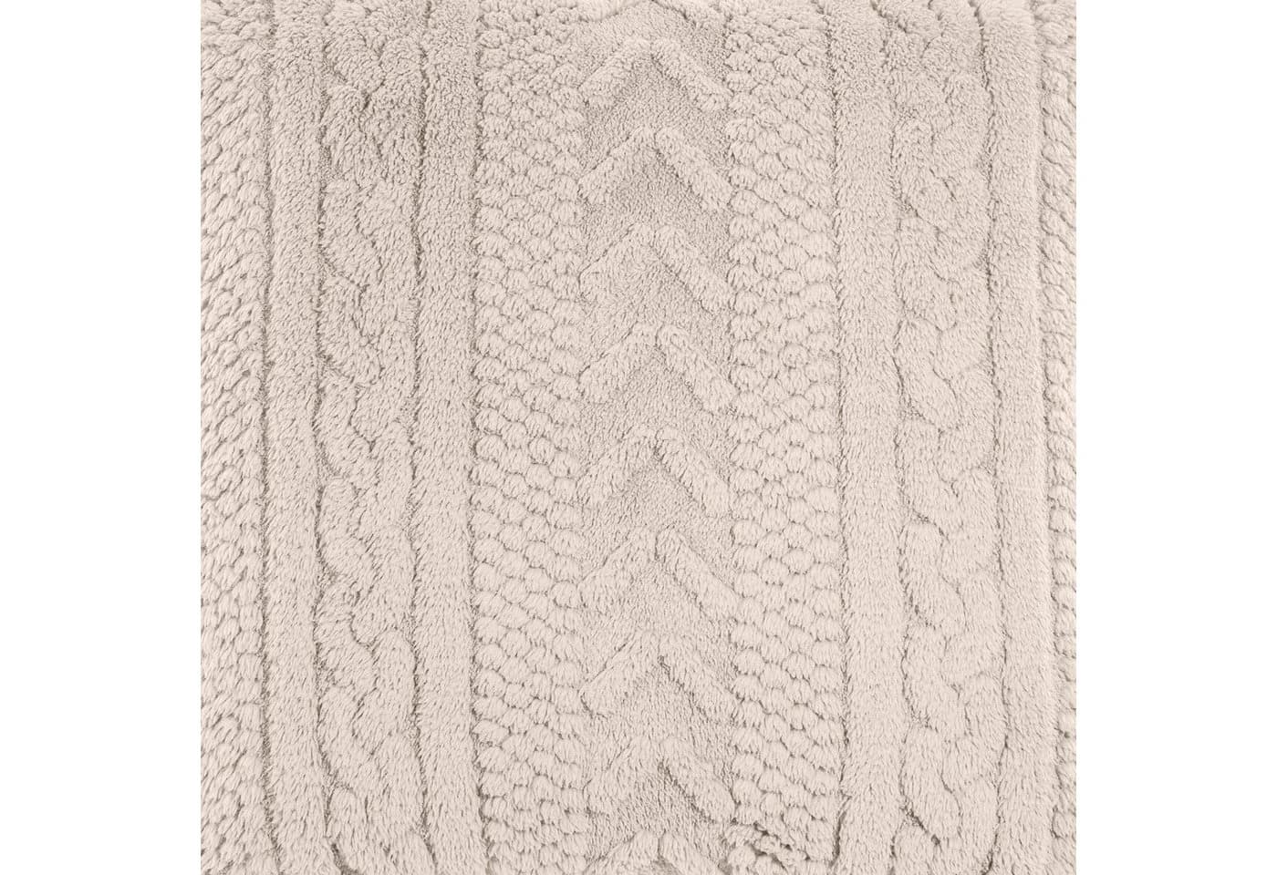 REALLaxx Wohndecke Meran Beige Strickoptik Kuscheldecke - Bild 3