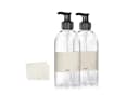 Oputec Seifenspender 2 x 500ml Kunststoff Flasche zum Befüllen Bild 2