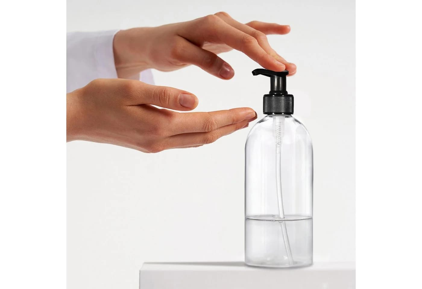 Oputec Seifenspender 2 x 500ml Kunststoff Flasche zum Befüllen - Bild 3