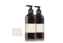Oputec Seifenspender 2 x 500ml Kunststoff Schwarz Bild 2