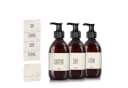Oputec Seifenspender 3er Set 300ml Kunststoff Braun Nachfüllbar Bild 2