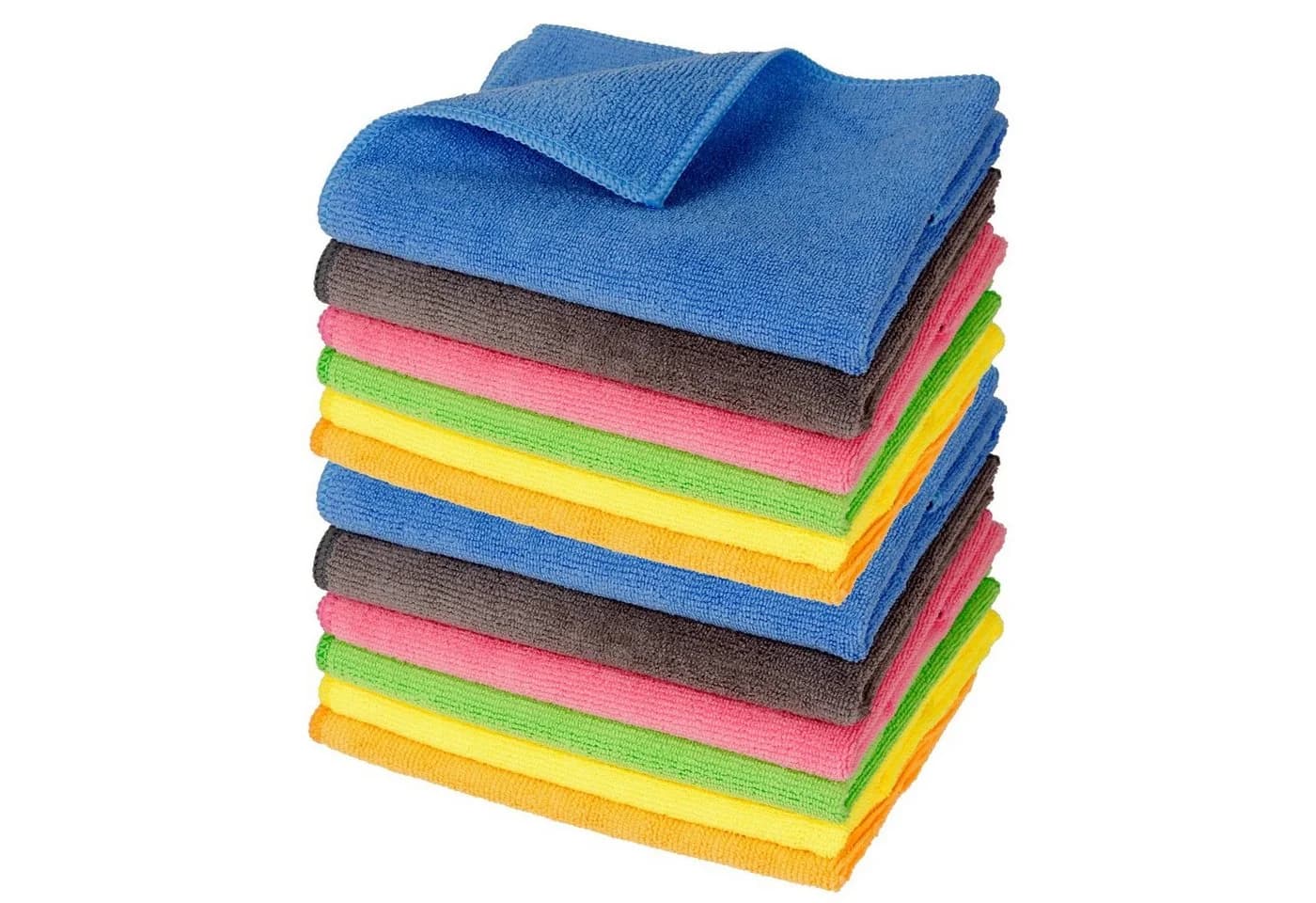 Mach1 Microfasertuch 350 GSM 40x40 cm 6-24 tlg. Anthrazit Orange Pink Blau Grün Gelb - Bild 2