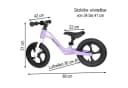 Mach1 Kinder-Laufrad Balance-Bike 30 cm Aluminium Lila Bild 1