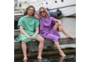 HEKERS Badeponcho Surfponcho aus Mikrofaser mit Kapuze und Druckknöpfen Bild 4