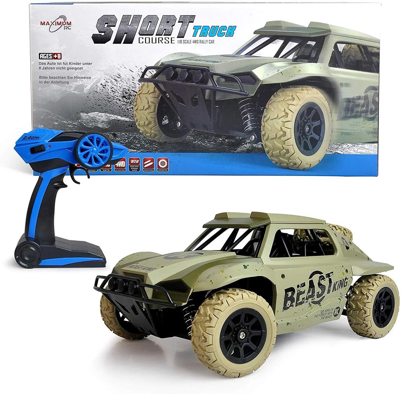 FunTomia Spielzeug-Auto Ferngesteuertes RC Auto Wüstenbuggy für Kinder ab 8 Jahren - Bild 2