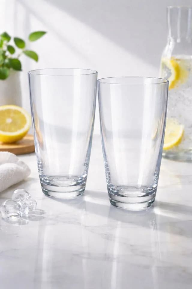 Mach1 Acryl Gläser-Set 2er 470ml Transparent Bruchsicher