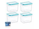 astor24 Frischhaltedosen Set 4er 900ml BPA-frei Stapelbar Bild 2
