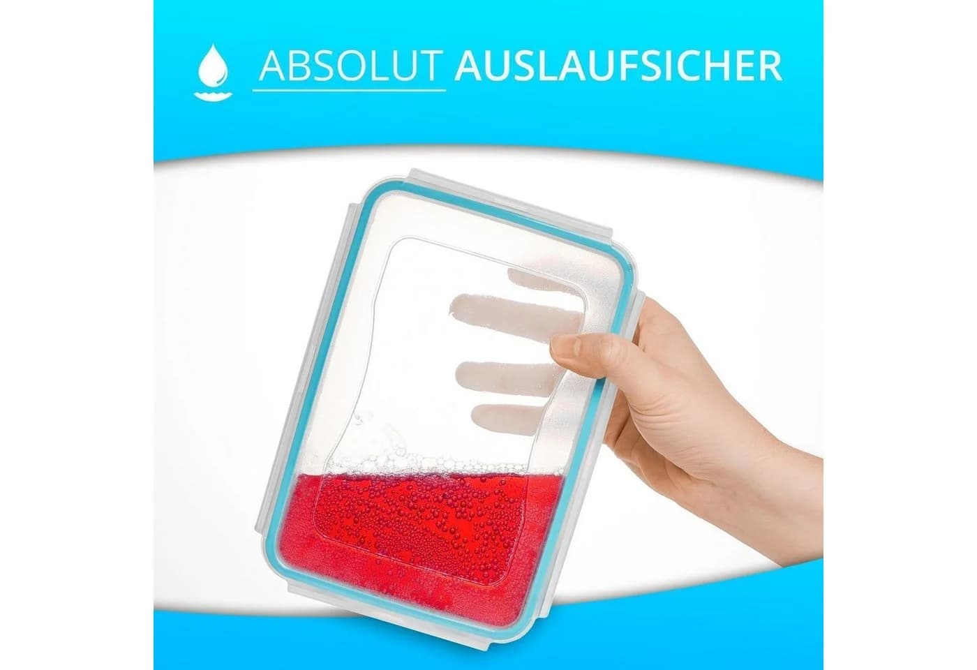 astor24 Frischhaltedosen Set 4er 900ml BPA-frei Stapelbar - Bild 3