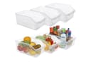 astor24 Aufbewahrungsbox 3er Set Kühlschrank Organizer Transparent Bild 2