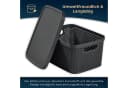 astor24 Aufbewahrungsbox 3er Set mit Deckel Aquamarin Kunststoff Bild 3