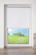 K-HOME Springrollo Anna Weiß Grau 55x150 cm Polyester Verdunkelnd Bild 4
