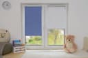 K-HOME Springrollo Anna Gr. 7 Blau Grau Weiss Verdunkelnd Klemmfix Bild 1