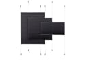 K-HOME Plissee Thermo Elsa Verdunkelung Silber Klemmfix Bild 4