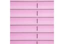 K-home Plissee Klemmfix FLORIDA Stripe Rose Weiß Bild 1