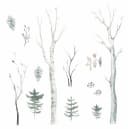 nikima Wandtattoo Wald Aquarell PVC-Folie Bild 2