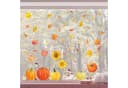 nikima Fensterbilder Herbst Selbstklebend PVC Aufkleber Bunt Bild 1