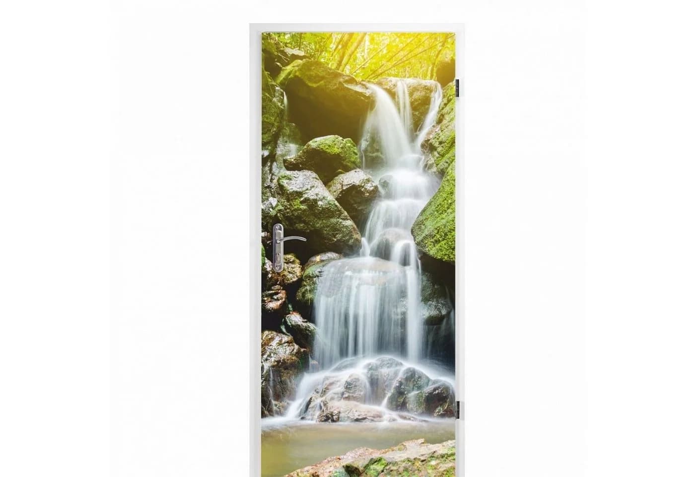 nikima Wandtattoo Wasserfall PVC-Folie 90x200cm - Bild 2