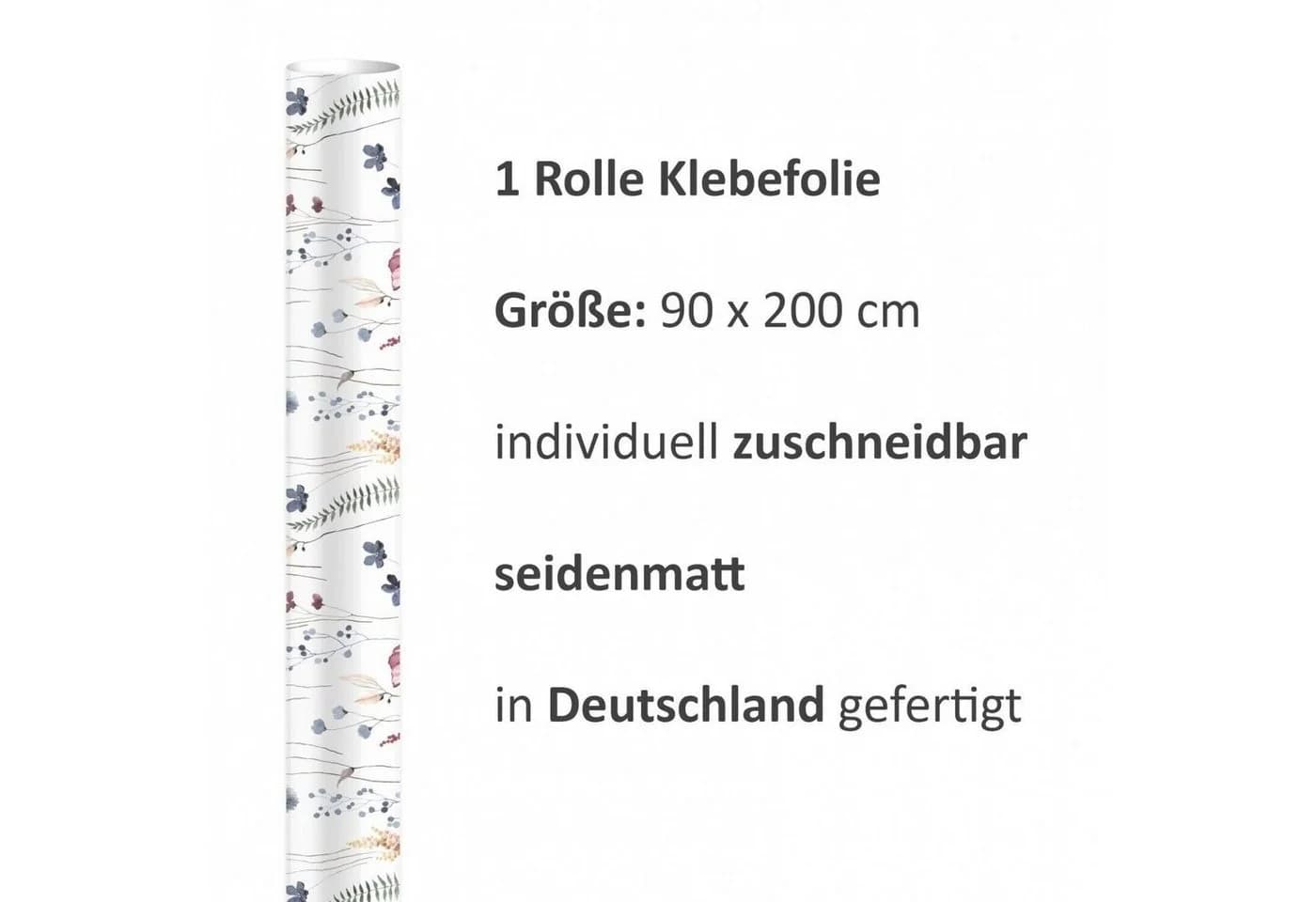 nikima Wandtattoo KF-09 Mohnblumen Selbstklebende PVC-Folie - Bild 4