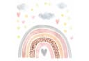 nikima Wandtattoo Regenbogen Wolken Bunt PVC-Folie Bild 1
