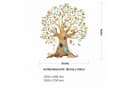 nikima Wandtattoo 241 Wandtattoo bunter Baum Eiche PVC-Folie Bild 1