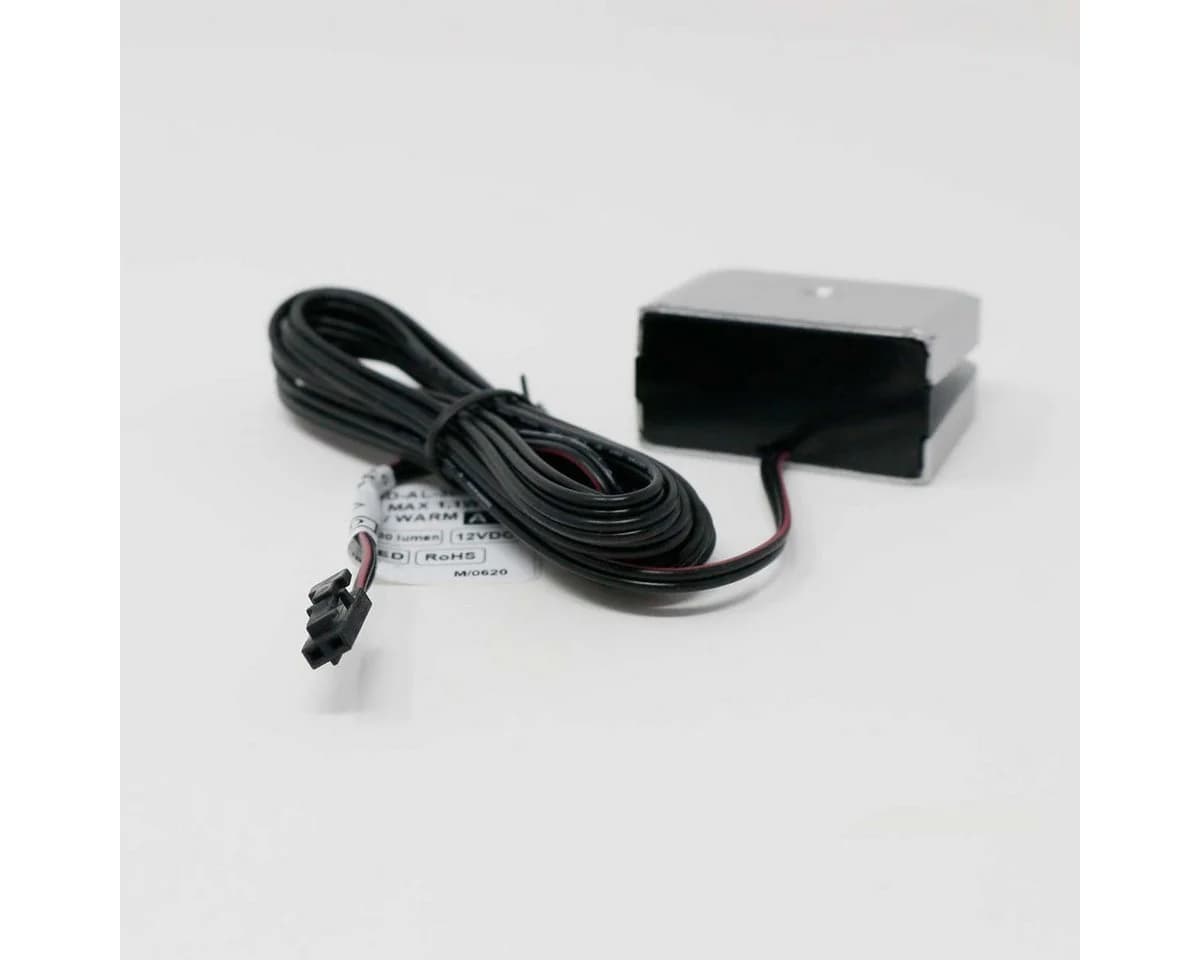 world-trading-net LED Glaskantenbeleuchtung 4er SET Clip-3D silber warmweiß - Bild 3