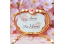 Lucadeau Duftkerzen Geschenkset 4-tlg. Rosa Sojawachs Sakura-Armband Bild 5