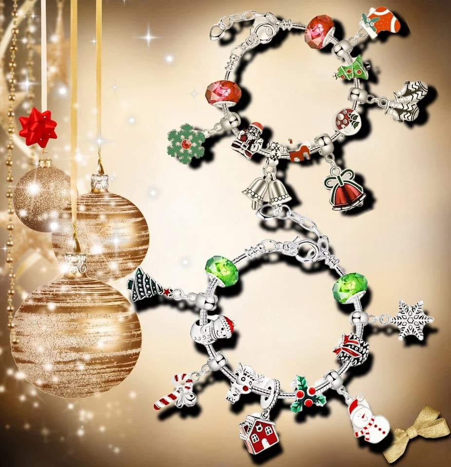 Lucadeau DIY-Adventskalender 2026 Mädchen 24 Türchen Schmuck Basteln